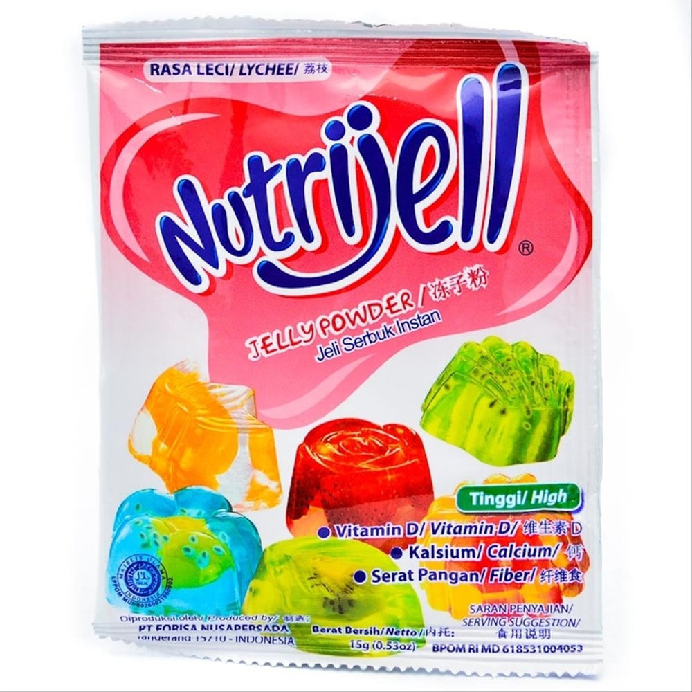 NUTRIJELL JELLY LYCHEE 15G X 12