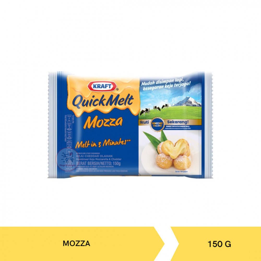 KRAFT QUICKMELT MOZZA CHEESE 150G X 48