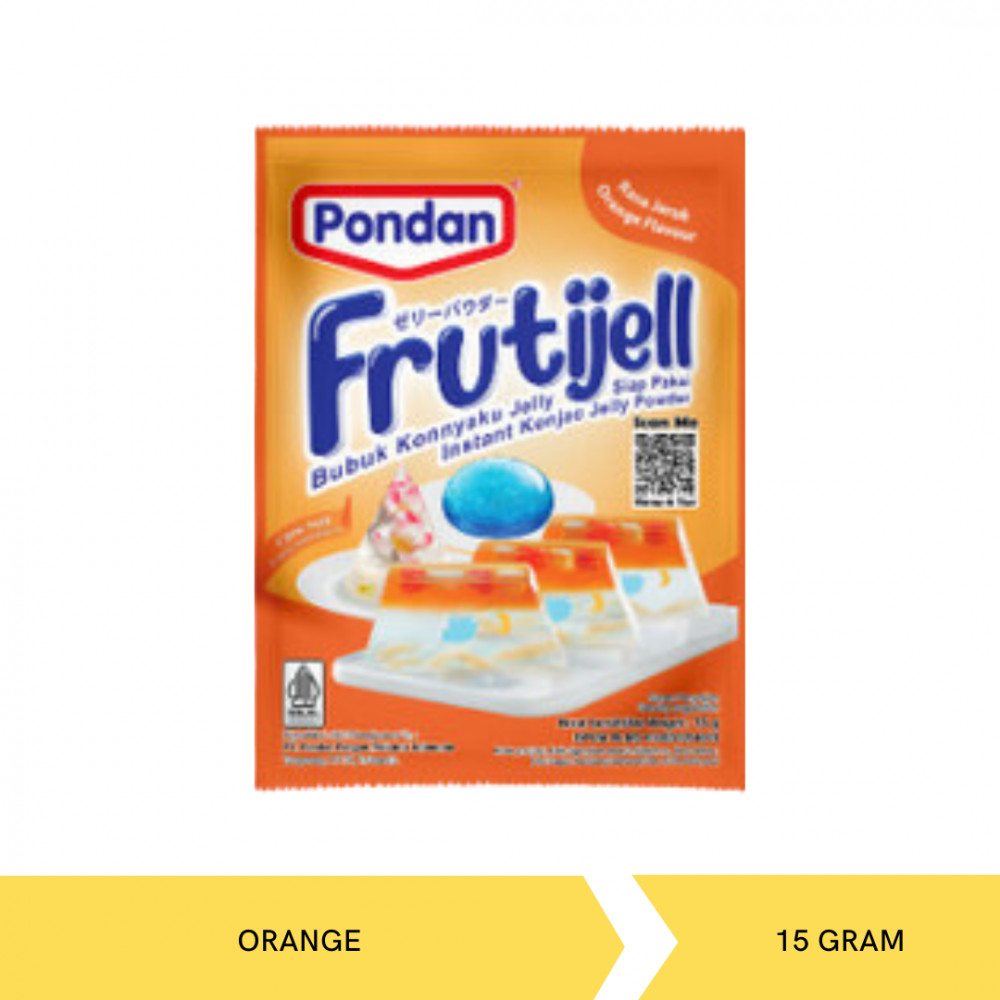 PONDAN FRUTIJELL ORANGE 15GX12X6KTK