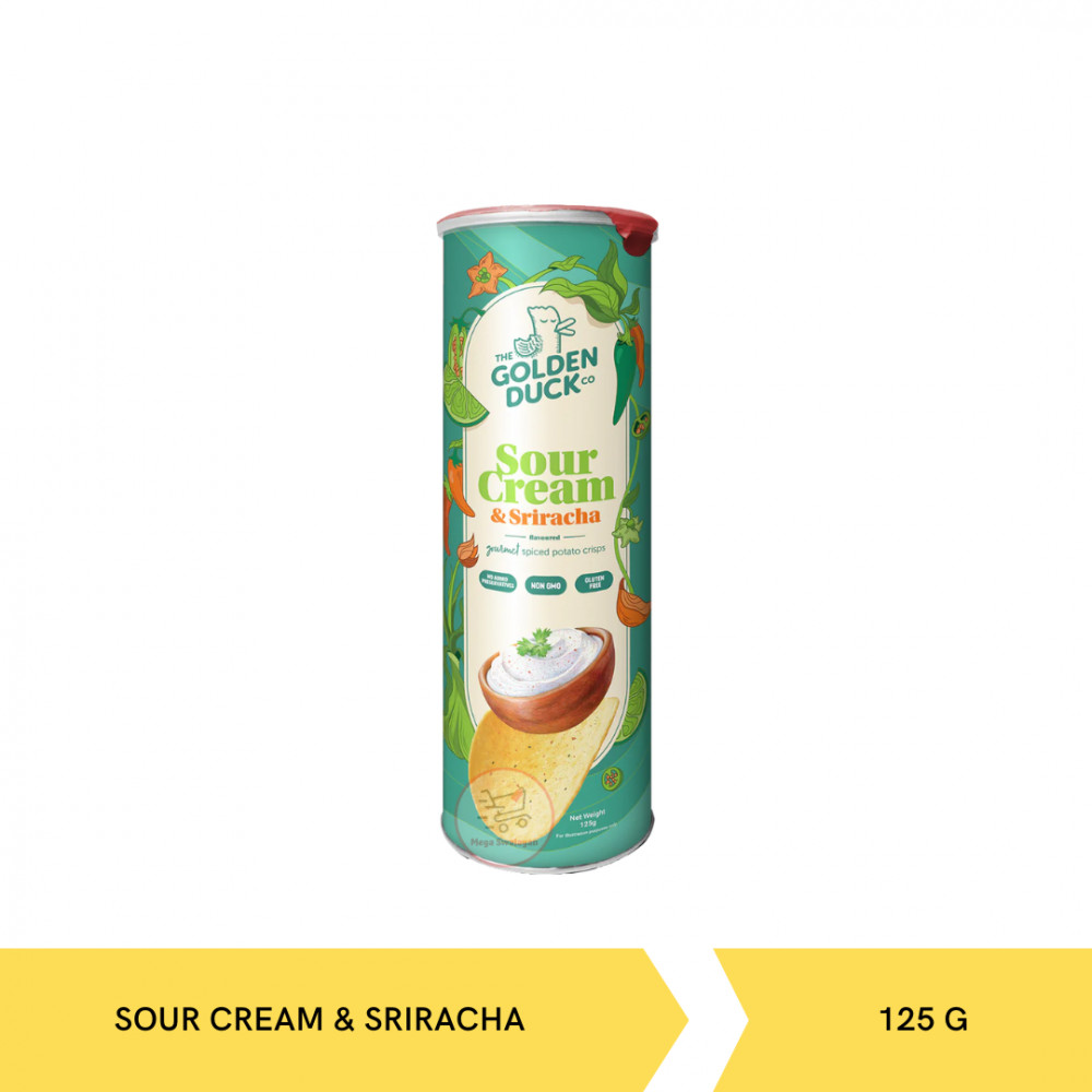 THE GOLDEN DUCK POTATO SOUR CREAM&SRIRACHA 125GX14