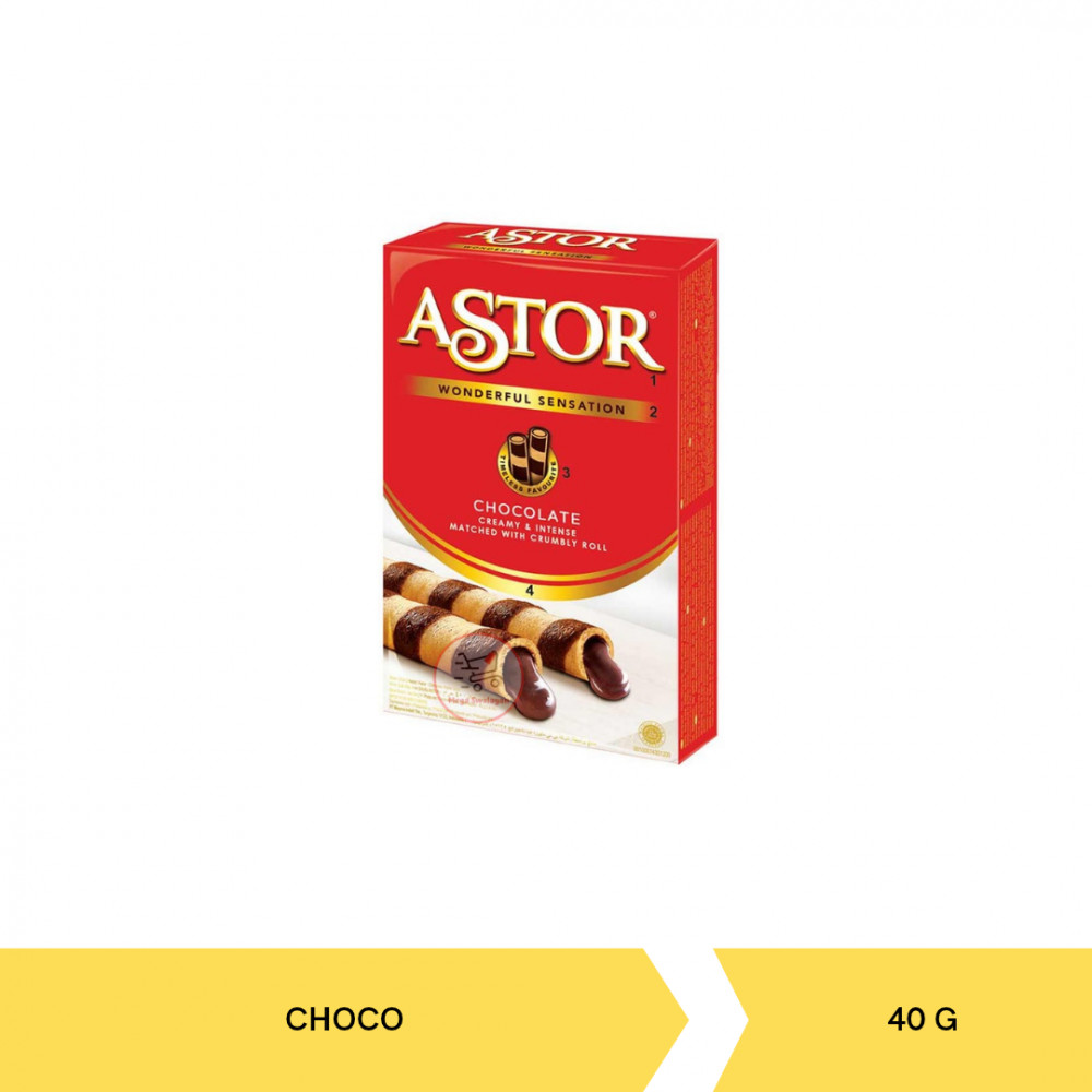 ASTOR WAFER STICK CHOCO KTK 40G X 36