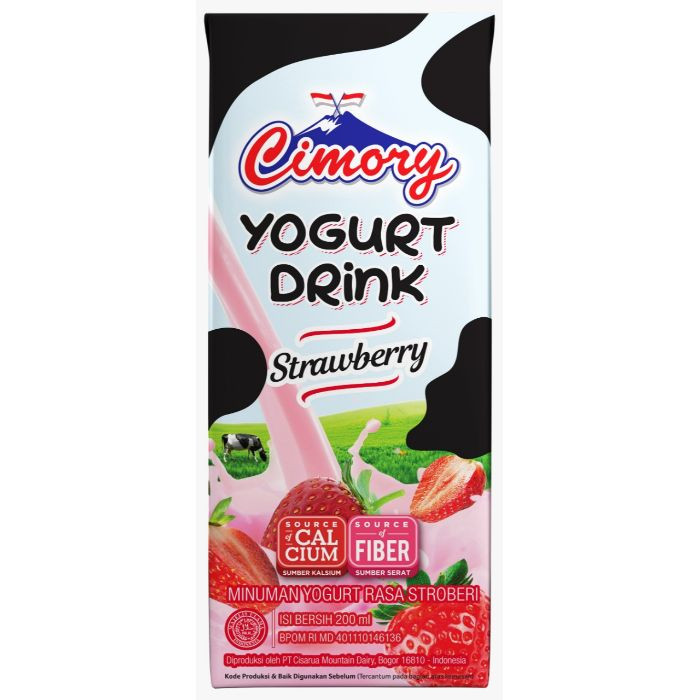 CIMORY YOGURT DRINK STRAW KTK 200MLX24