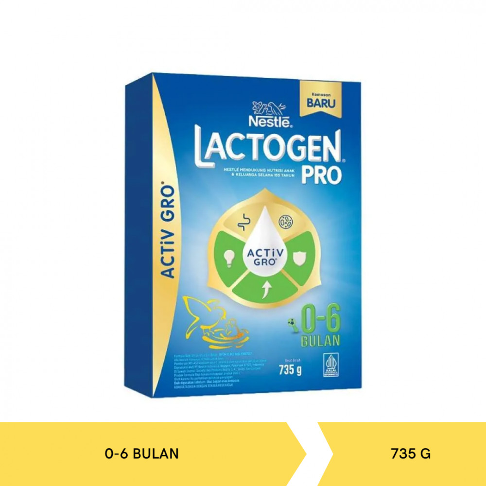 LACTOGEN PRO 0-6 BULAN 735G X 12