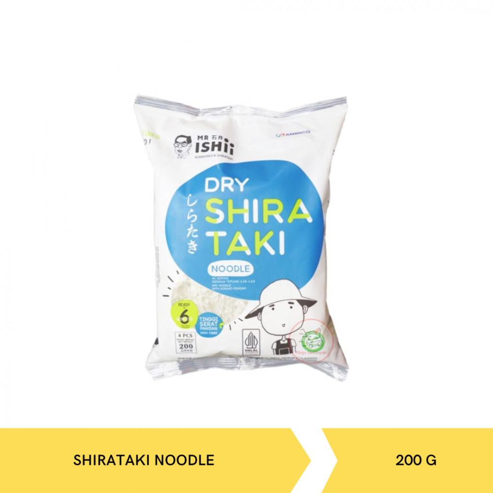 MR.ISHII DRY SHIRATAKI NOODLE 200G