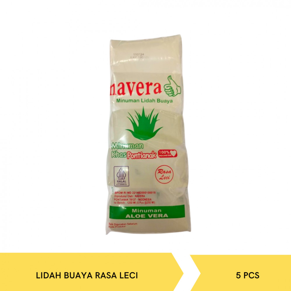 NAVERA MINUMAN LIDAH BUAYA RASA LYCHEE X4