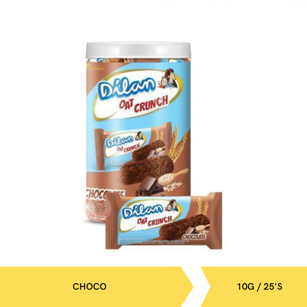 DILAN OAT CRUNCH CHOCO TOPLES 10G/25SX12