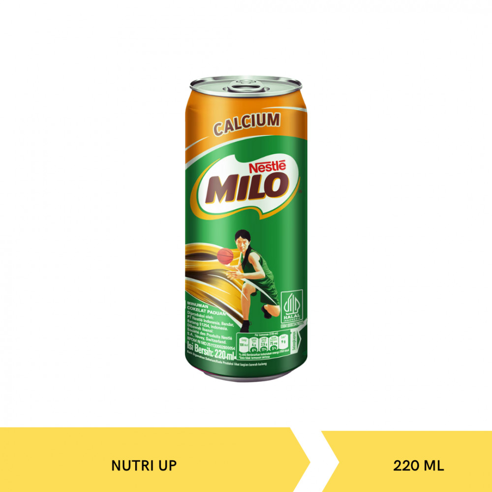 MILO RTD CALCIUM NUTRIUP TIN 220ML X 24