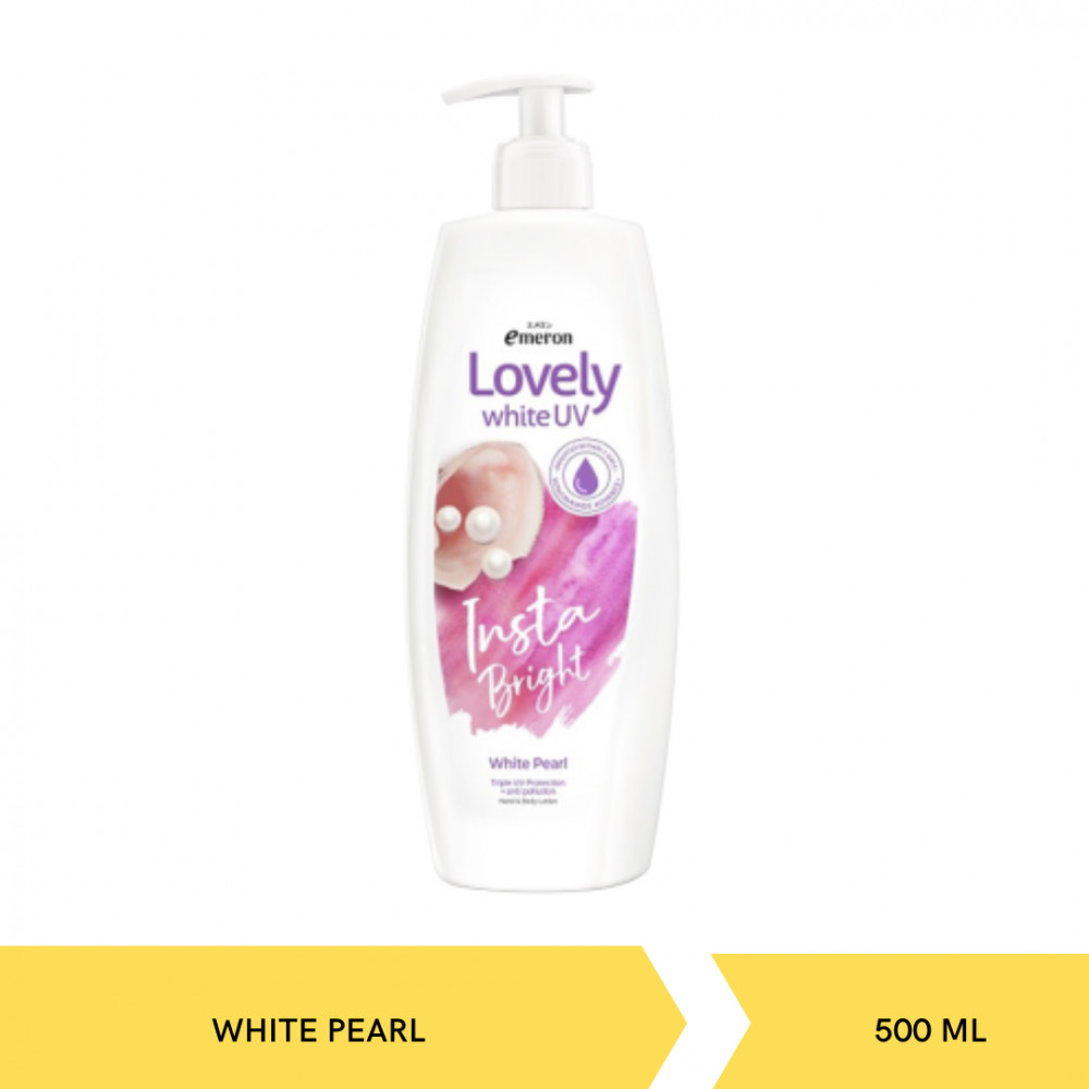 EMERON LOVELY HBL WHITE PEARL PUMP 500ML