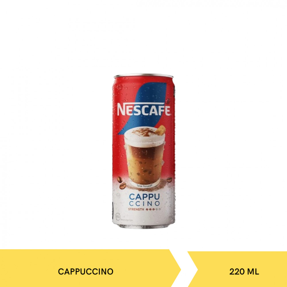 NESCAFE CAPPUCCINO STRENGTH TIN 220ML X 24
