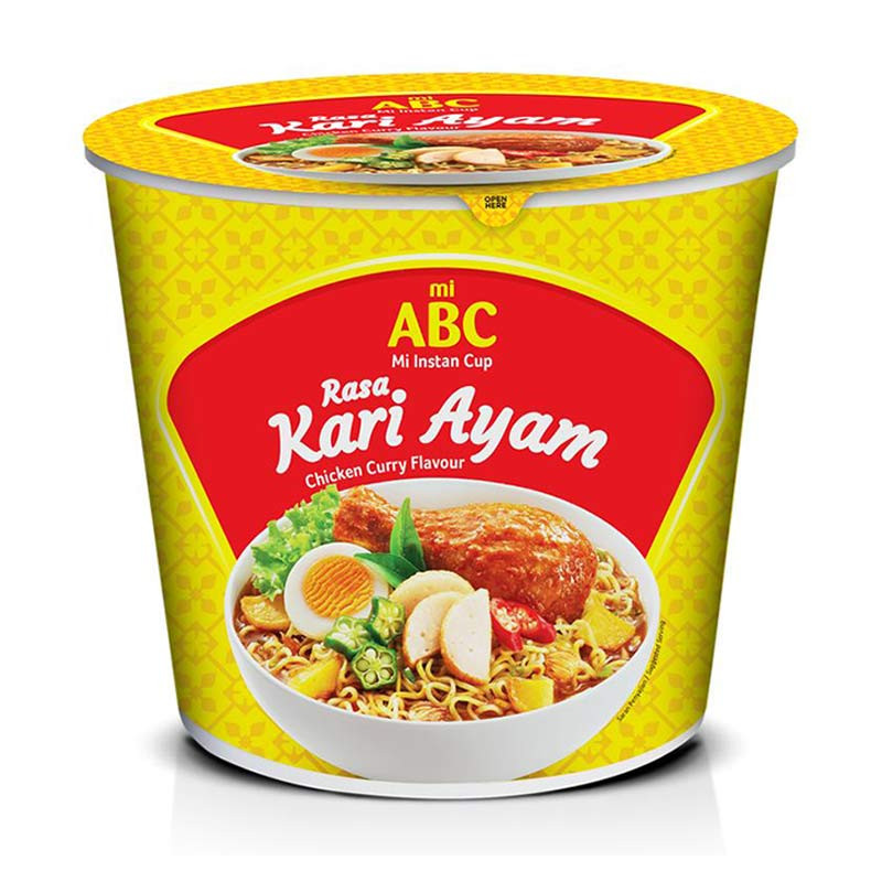ABC MIE CUP KARI AYAM 60G X 12