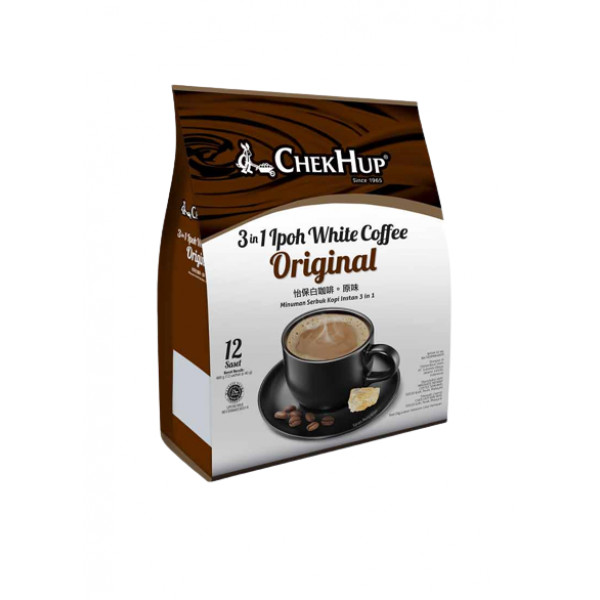 CHEKHUP WHITE COFFEE 3IN1 ORIGINAL 480G X 20