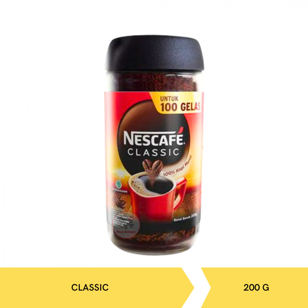 NESCAFE CLASSIC BOTOL 200G X12
