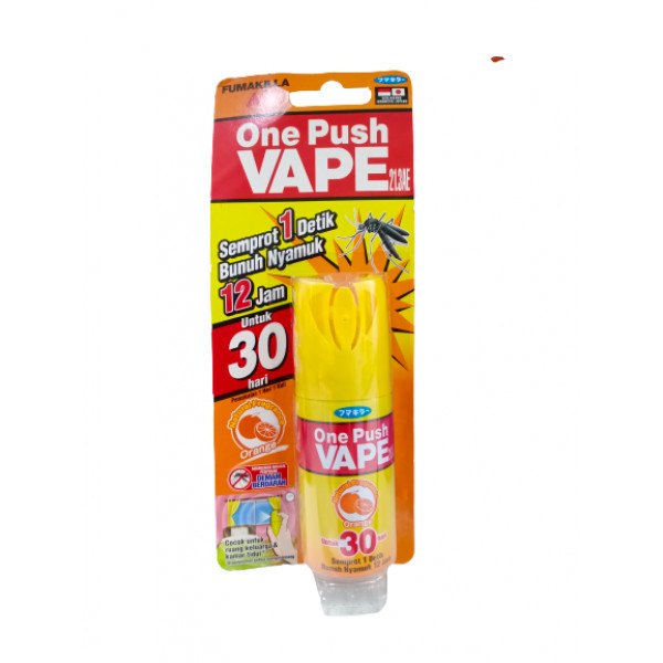VAPE ONE PUSH 30DAYS ORANGE 10ML X 12