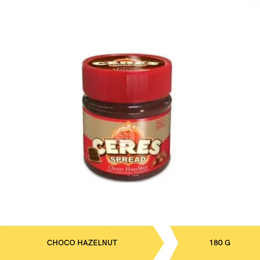 CERES SPREAD CHOCO HAZELNUT 180G X 6