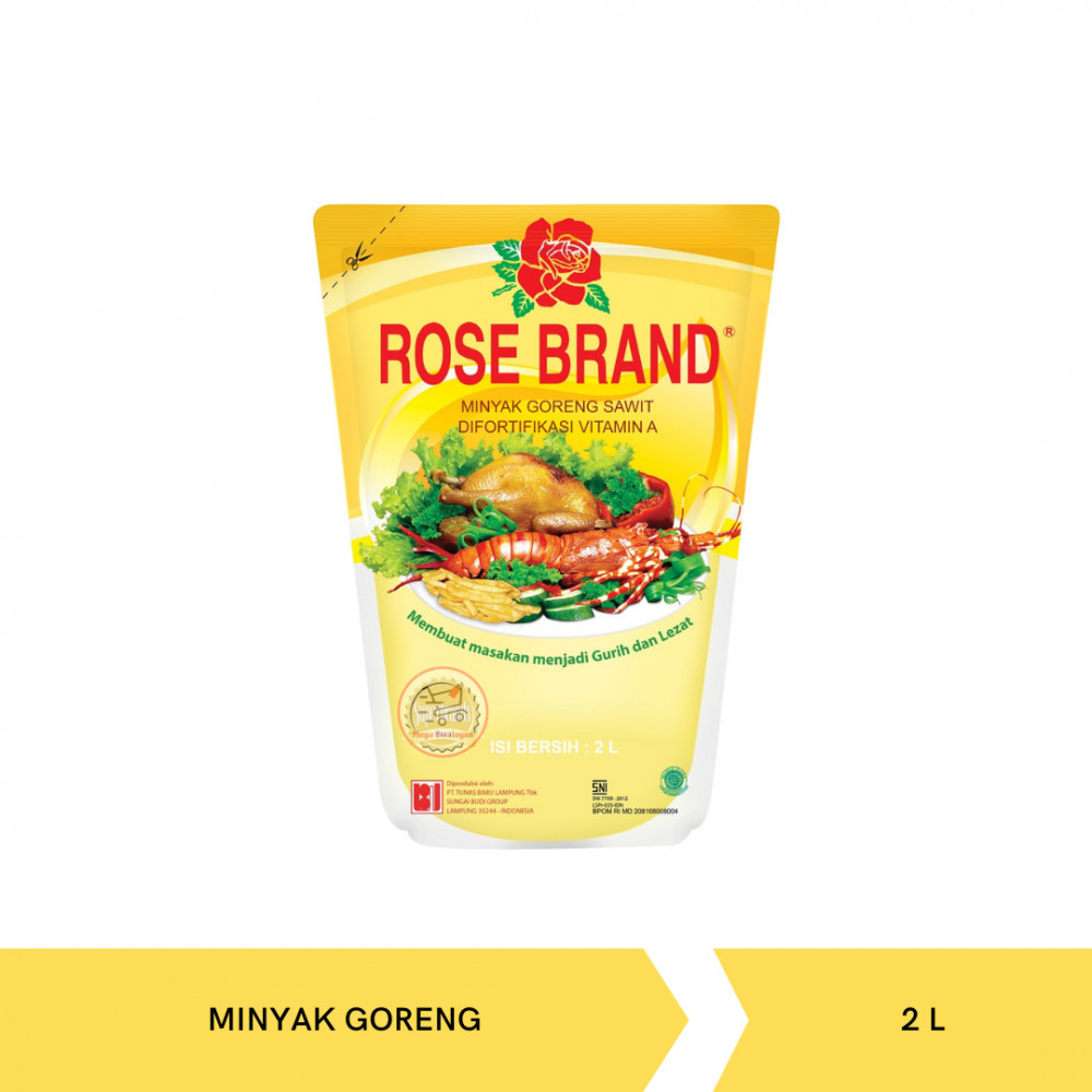 ROSE BRAND MINYAK GORENG 2L POUCH X 6