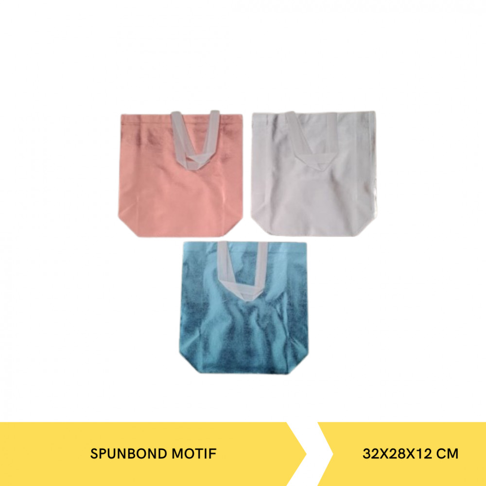 TAS BELANJA SPUNBOND MOTIF 32X28X12CM