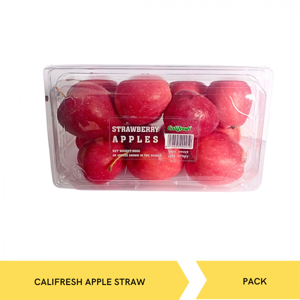 CALIFRESH APPLE STRAW PACK