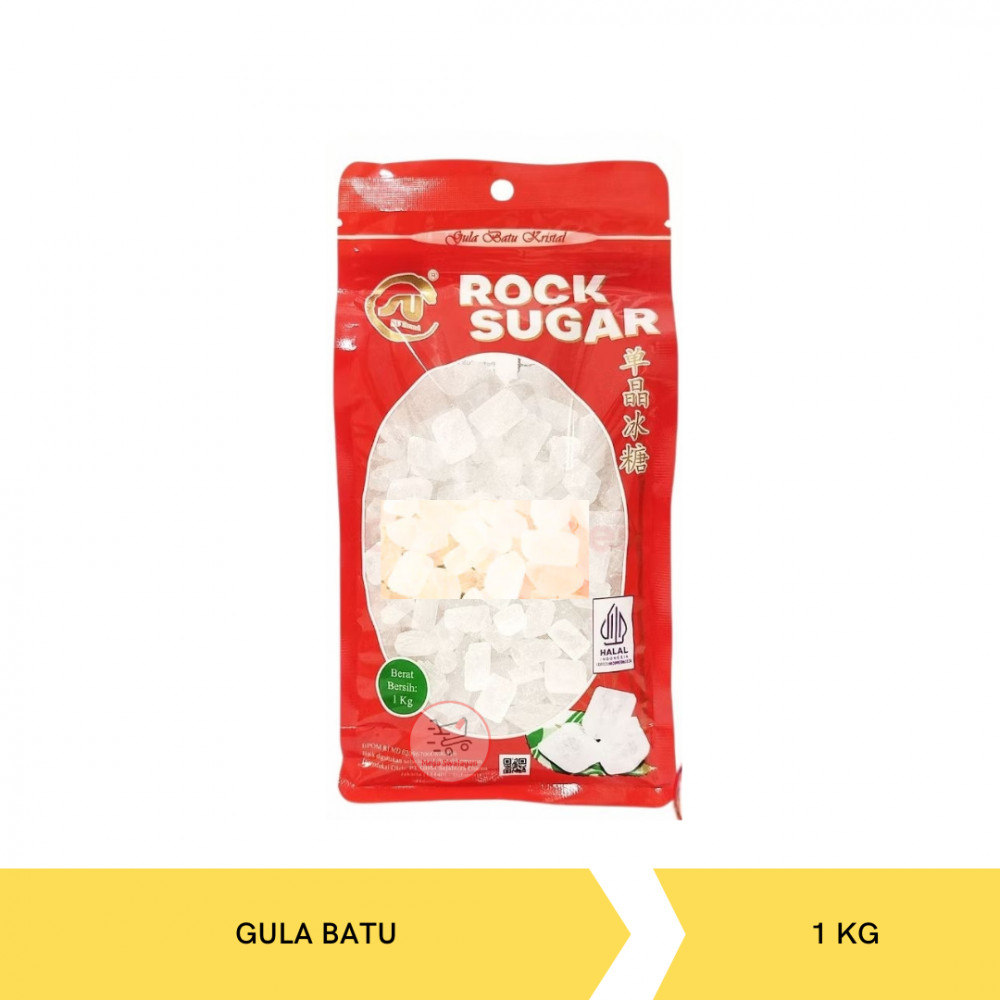 SU BRAND ROCK SUGAR GULA BATU 1KG X 20