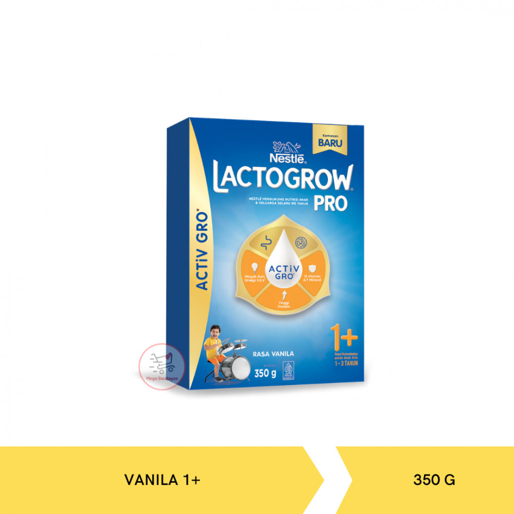 LACTOGROW PRO 1+ VANILA 350G X 24