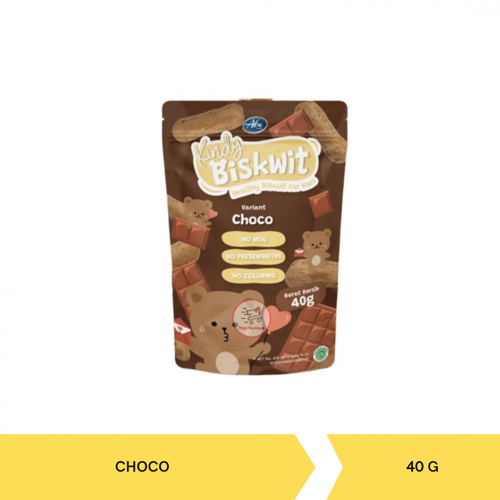 ABE FOOD KINDY BISKWIT CHOCO 40GX24