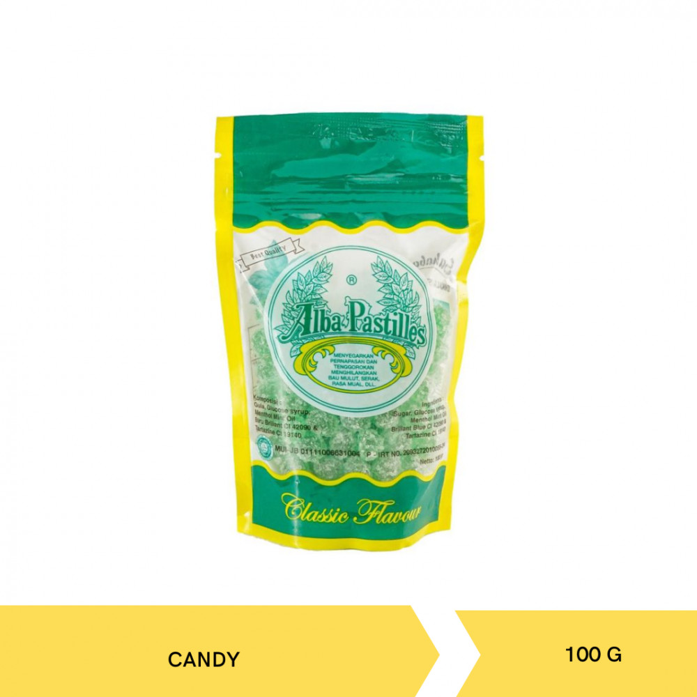 ALBA PASTILLES CANDY CLASSIC 100G X100 (10PAKX10)