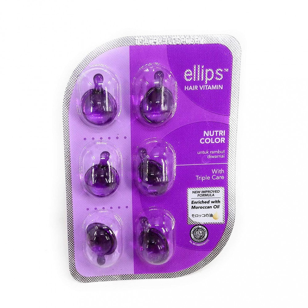 ELLIPS HAIR VIT NUTRICOLOR BLISTER 6`S