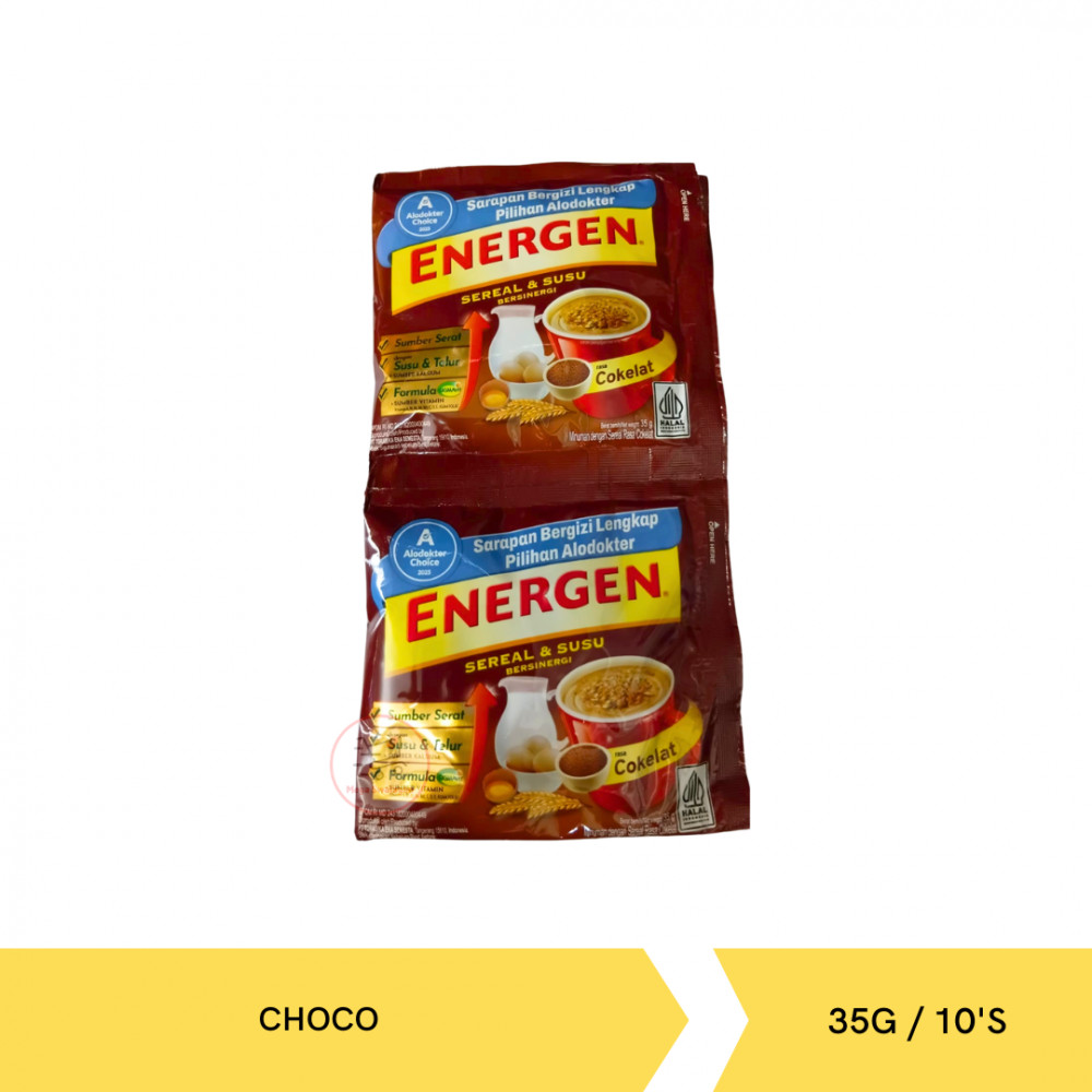 ENERGEN CHOCO BANDED 35G/10`S X 16