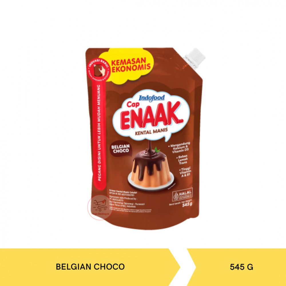 ENAAK KRIMER KM BELGIAN CHOCO POUCH 545G X 24