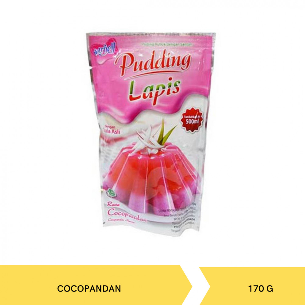 NUTRIJELL PUDDING LAPIS COCOPANDAN 170G