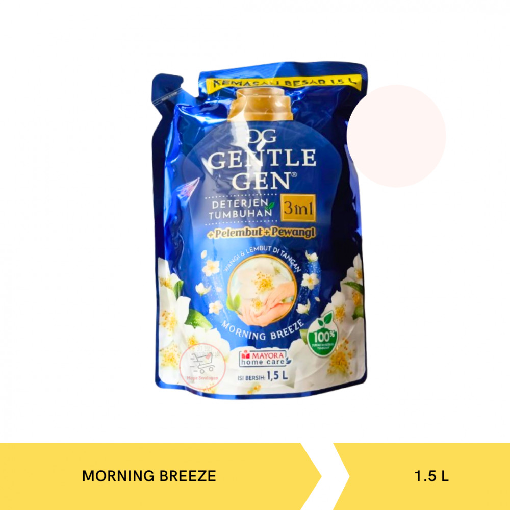 GENTLE GEN LIQ DET MORNING BREEZE 1.5L X 6