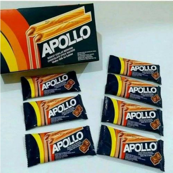 APOLLO STIK WAFER MINI CHOCO KTK 24`S X 12 #1044MLS