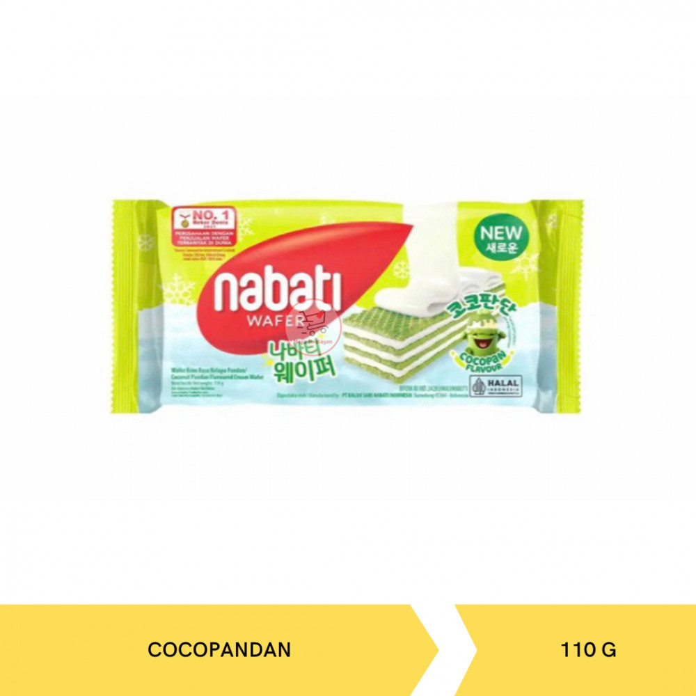 NABATI WAFER COCOPANDAN 110GX24