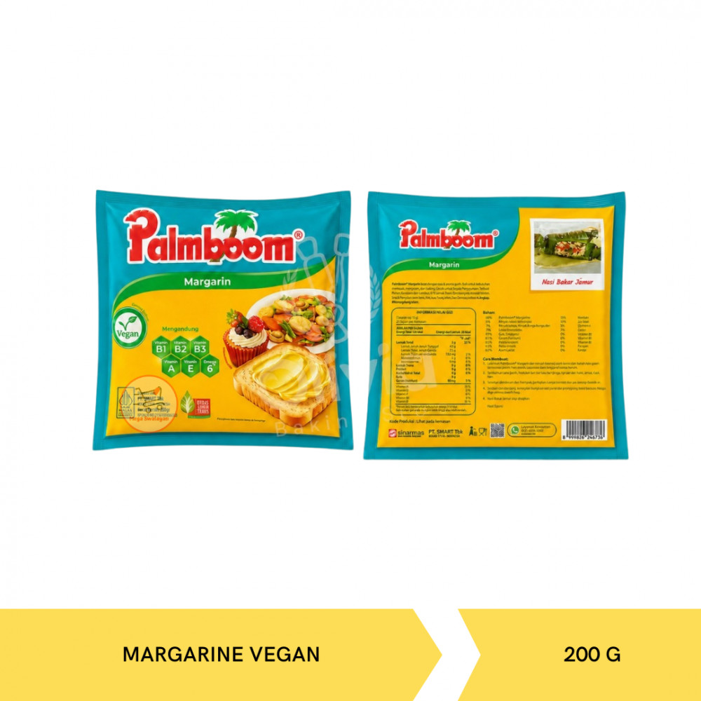 PALMBOOM MARGARINE VEGAN 200G X 60