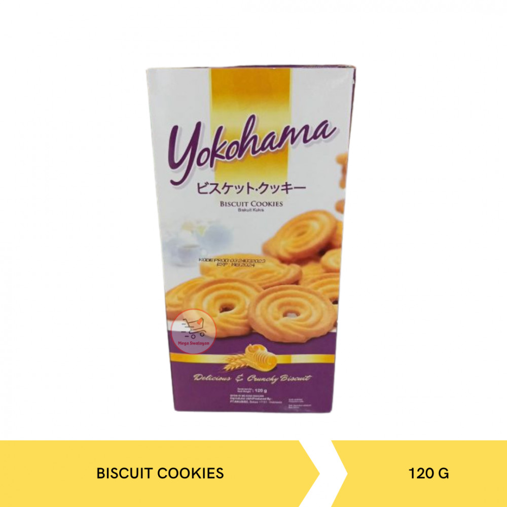 YOKOHAMA BISCUIT COOKIES KTK 120G X 24