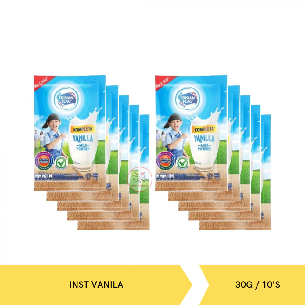 FRISIAN FLAG KOMPLETA INST VANILA BANDED 30G/10S X12