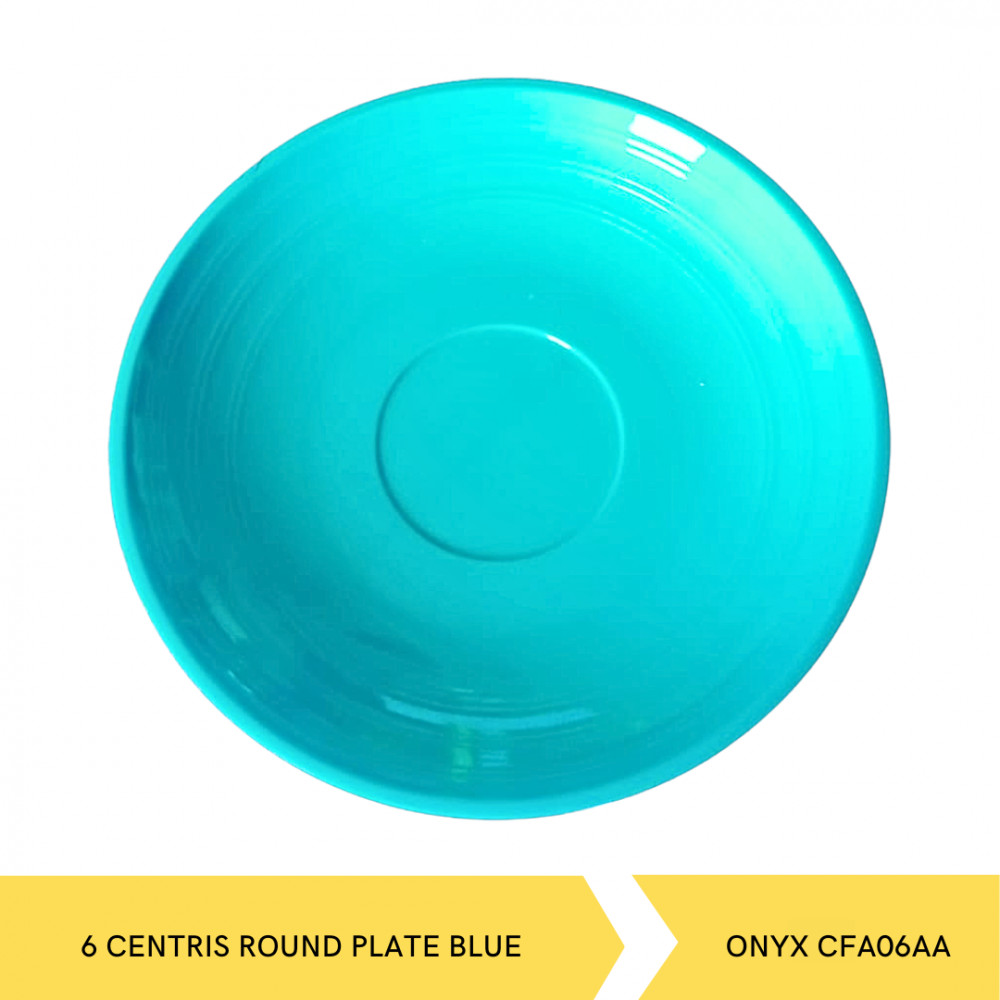 ONYX CFA06AA-6 CENTRIS ROUND PLATE BLUE