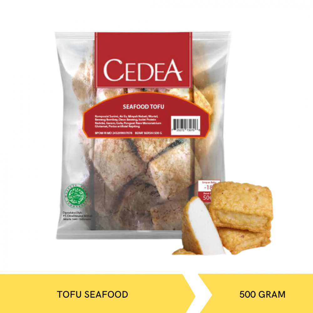 CEDEA SEAFOOD TOFU 500GX24