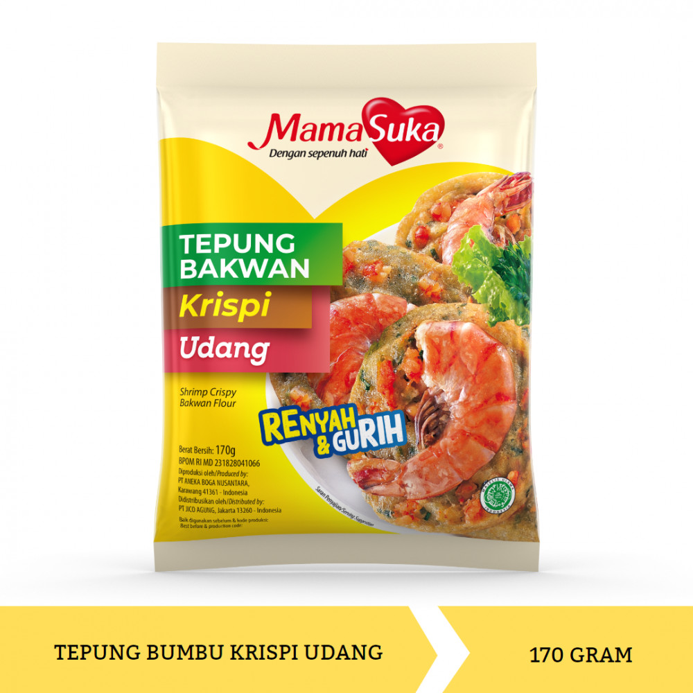 MAMASUKA TEPUNG BAKWAN UDANG 170G (5PAKX8)