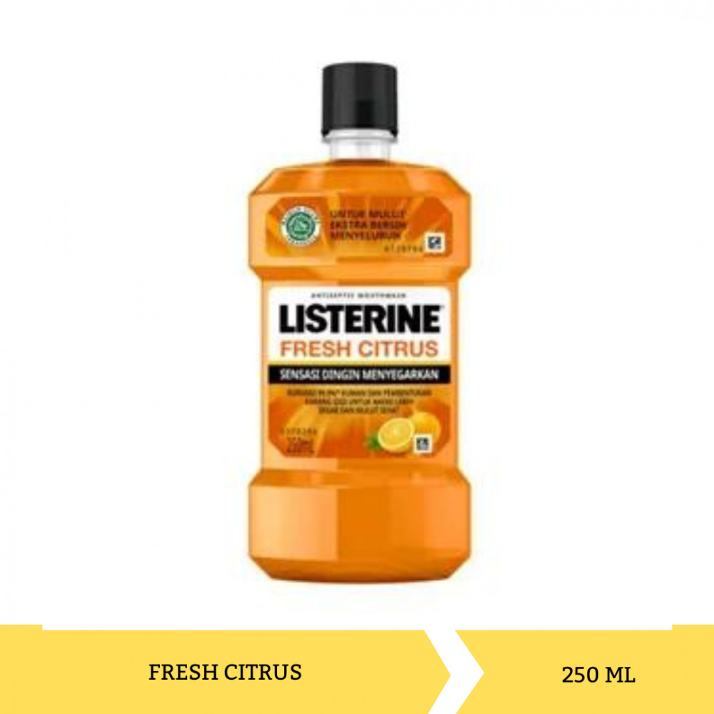 LISTERINE MOUTHWASH FRESH  CITRUS 250ML