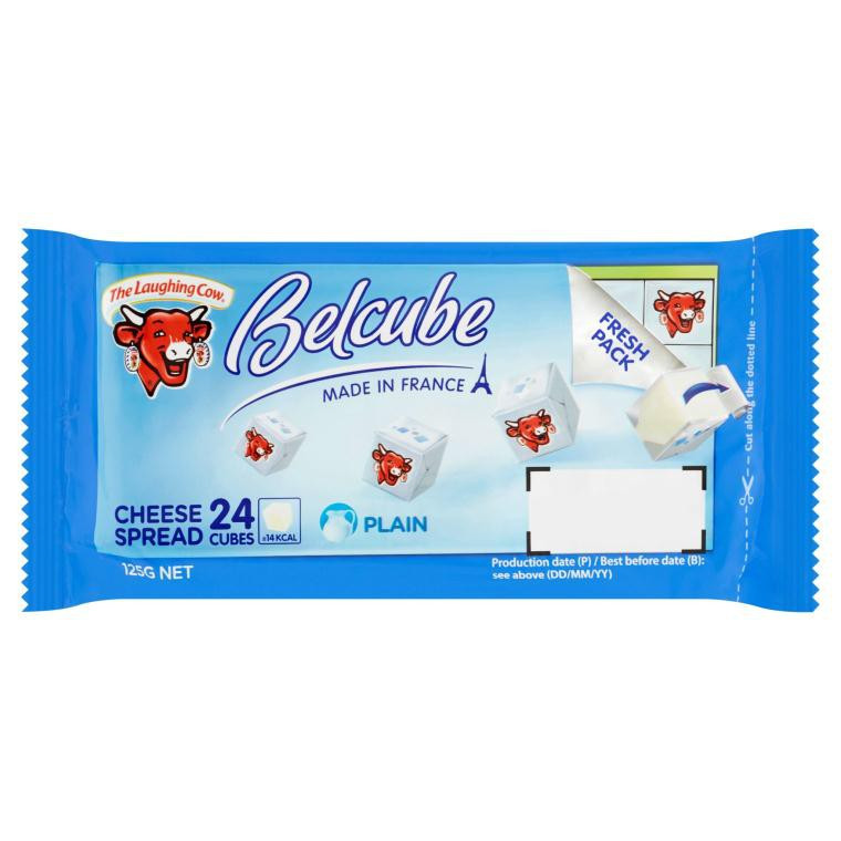 Mega Swalayan - BELCUBE CHEESE ONE BITE BLUE PLAIN 125G