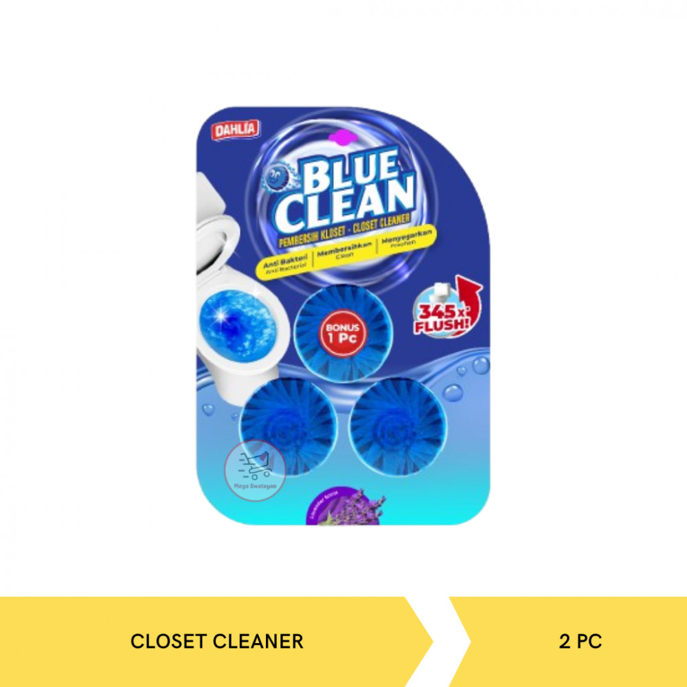 DAHLIA BC002 2PC CLOSET CLEANER BLUE CLEAN