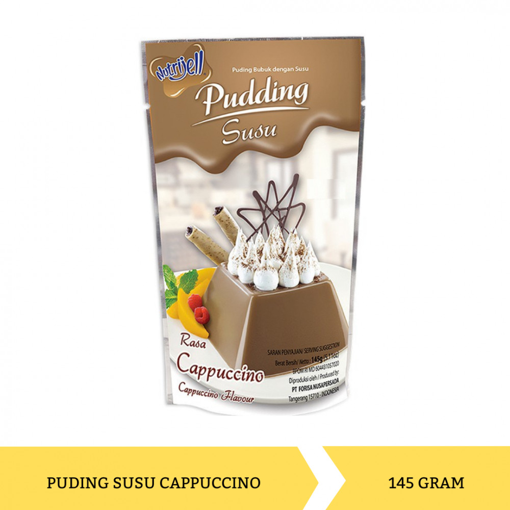 NUTRIJELL PUDDING SUSU CAPPUCCINO 145G X36