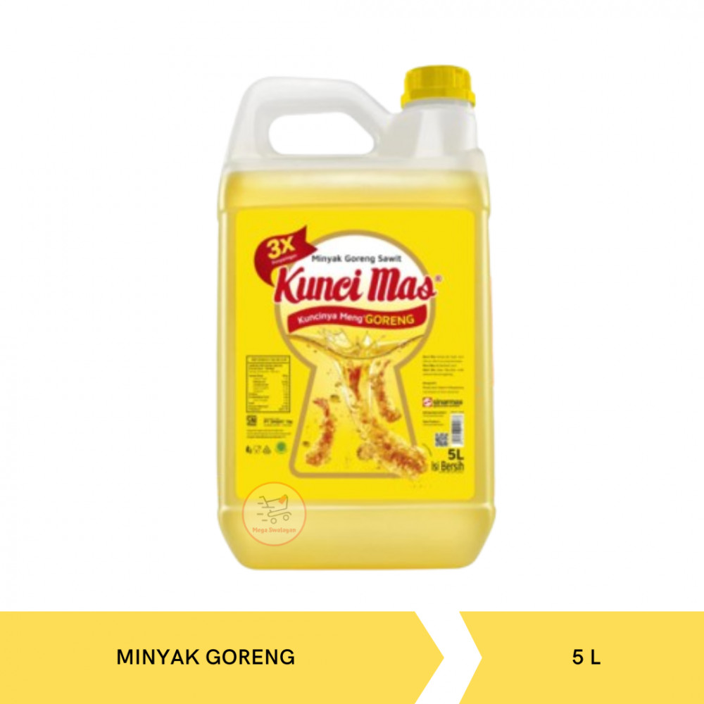 KUNCI MAS MINYAK GORENG JERIGEN 5L X 4