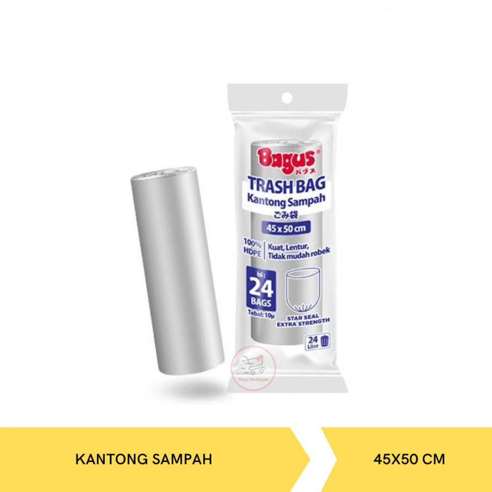 BAGUS W2265 TRASH BAG KANTONG SAMPAH 45X50CM X 12