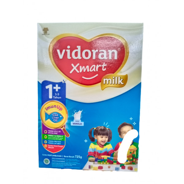 VIDORAN MILK XMART 1+ VANILA 700G X 12