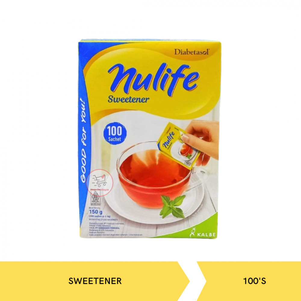 DIABETASOL NULIFE SWEETENER 100`S KTK