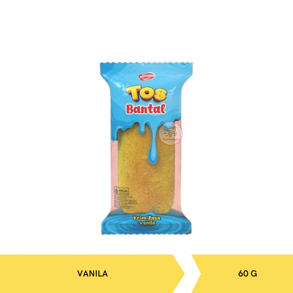 NARAYA TOS BANTAL VANILA 60G X 60