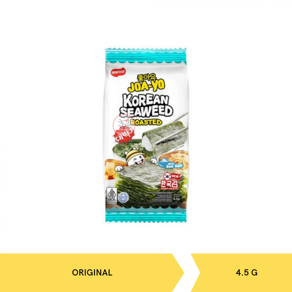 JOA-YO KOREAN SEAWEED ROASTED ORI 4.5G X 72