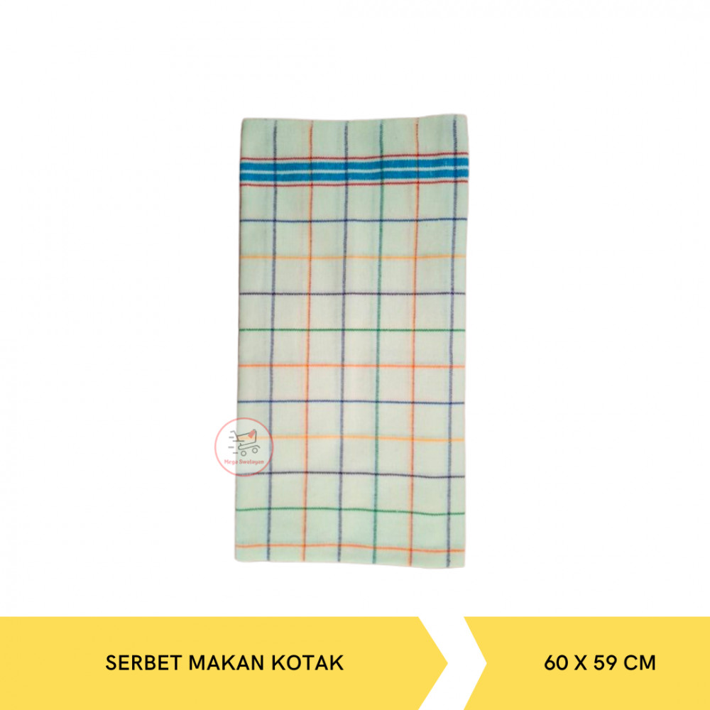 PW-TEX PF-335 SERBET MAKAN KOTAK 60CM X 59CM