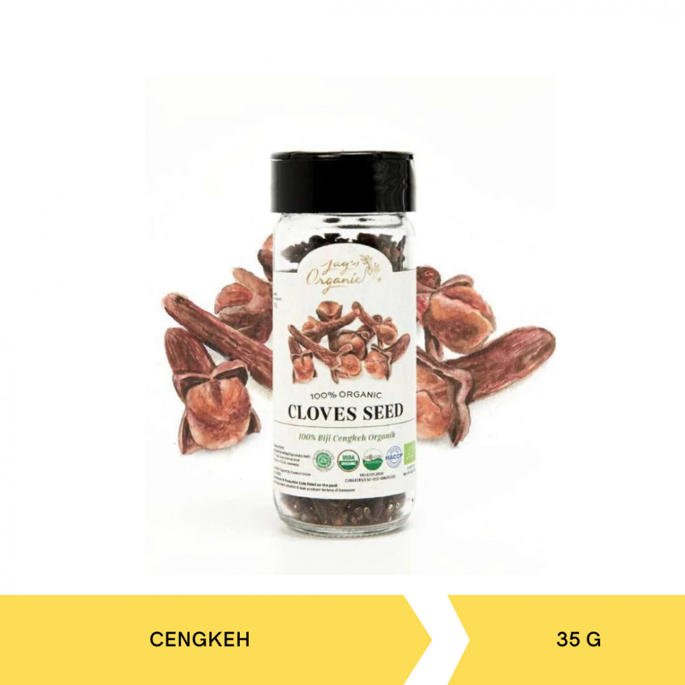 JAYS ORGANIC CLOVES SEED/ CENGKEH BIJI 35G X 10